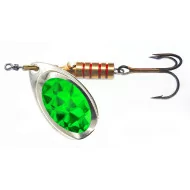Cucchiaino spinning ILBA Tondo Argento Alpha Green