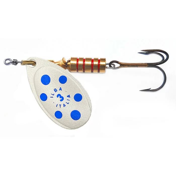 Fishing Spinner ILBA Tondo Pearl Blue