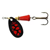 Cucchiaini spinning trota ILBA Spark Color nero rosso