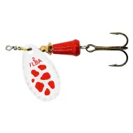 Cucchiaini spinning trota ILBA Spark Color bianco rosso