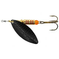 Cucchaino rotante da pesca ILBA Lungo nero