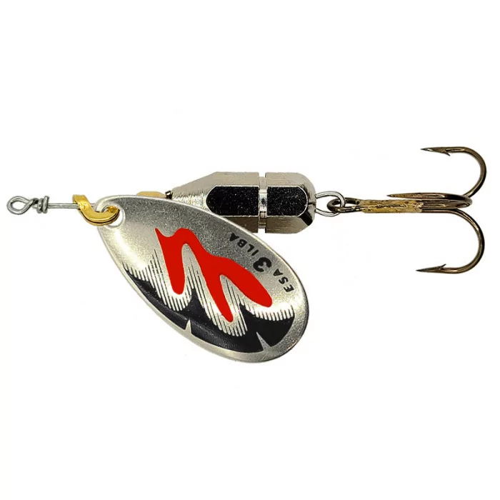 Fishing spinner ILBA Esa Decorated Silver
