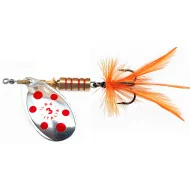 Fishing spinner ILBA Tondo Fly silver red