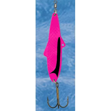 ILBA Linus Color Fl.Pink Nero, artificiale ondulante da pesca