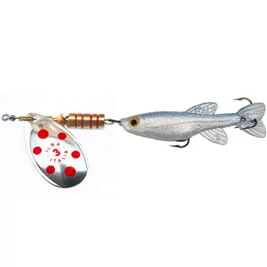 Cucchiaino Tondo Decorato con pesce: artificiale da pesca