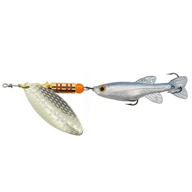 Minnow ILBA con cucchiaino da pesca Lungo Argento