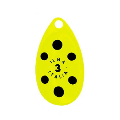 Blades TONDO FLUO ILBA for self-construction spinners/lures