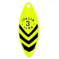 Paletta per spinner LUNGO ILBA Chartreuse/nero