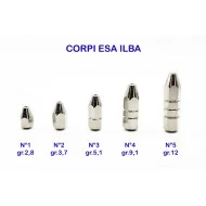 Cuerpos ESA Niquelados