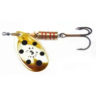 Cucchiaino rotante da pesca ILBA TONDO Oro Nero