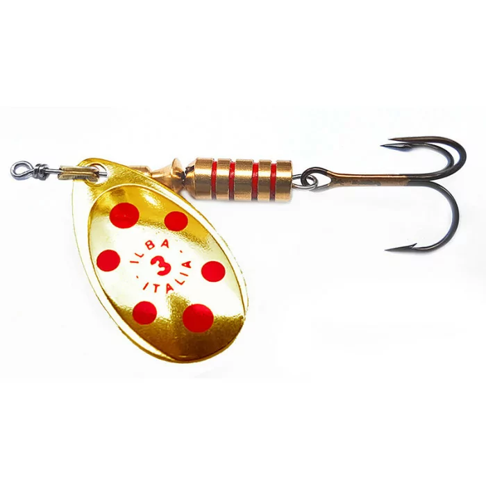 Fishing Spinner ILBA TONDO Gold Red