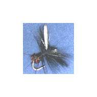Fly Dry Barbless BLACK ANT WINGED (12-14)