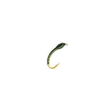 Fly Buzzer Spiral GREEN Hook 12