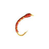Fly Buzzer Spiral YELLOW ORANGE Hook 14
