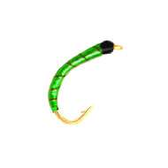 Fly Easy Brite Nymph GREEN RED Hook 12