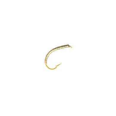Fly Buzzer Slim Body Nymph GOLD GREEN Hook 12