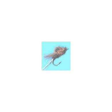 Fly CDC Dun BLACK Hook 16