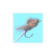 Fly CDC Dun BLACK Hook 16