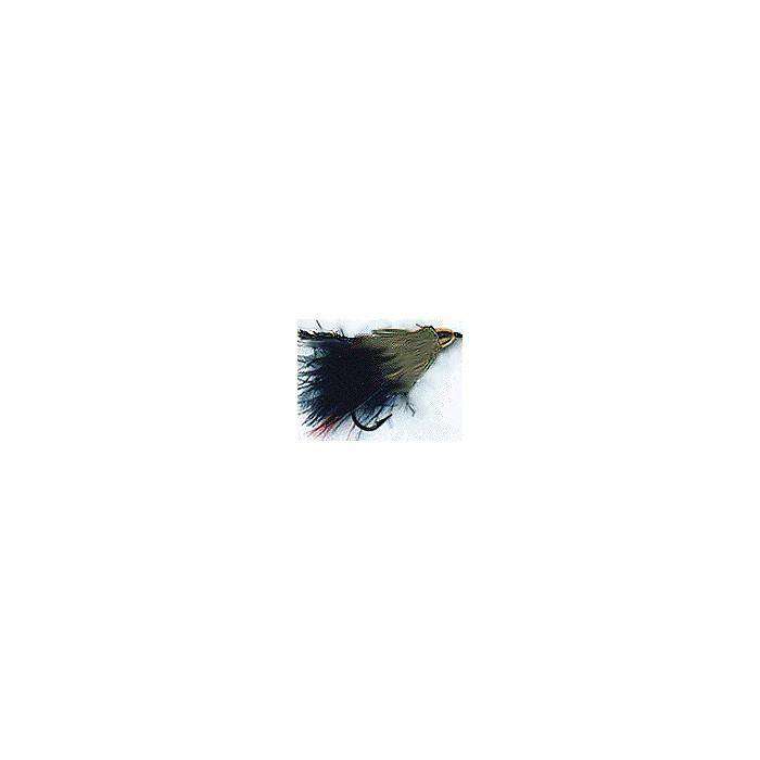 Fly Cone Head MARABOU BLACK (2-4-6-8-10)