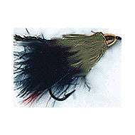 Fly Cone Head MARABOU BLACK (2-4-6-8-10)