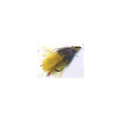 Fly Cone Head MARABOU YELLOW (4-6-8)