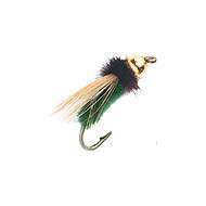 Fly Gold Head Nymph DARK OLIVE (8-10)