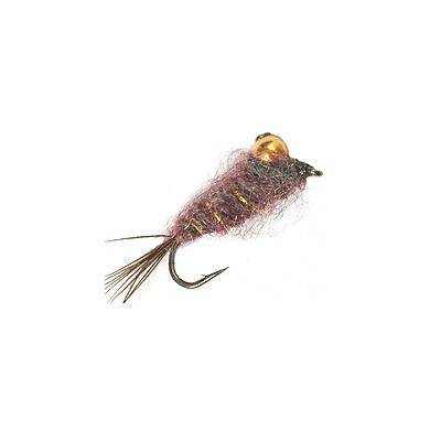 Fly Gold Head May Fly Nymph PURPLE Hook 10