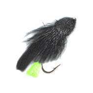 Fly Muddler BLACK GREEN TAG Hook 8