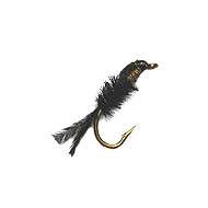 Fly Nymph BLACK OSTRICH (10-12-14)