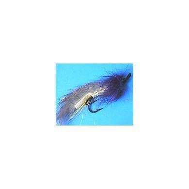 Mosca Salmon Flies Fox Tail Double Hook PURPLE