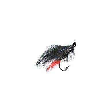Fly Salmon Flies Fox Tail BLACK (2-4-6)