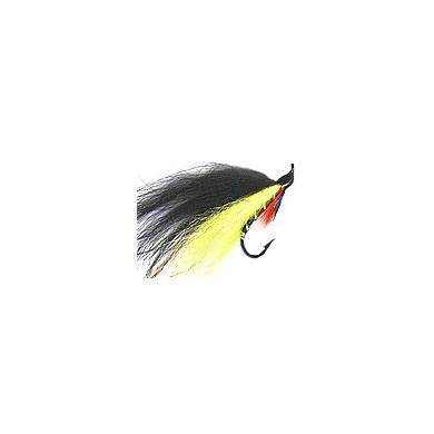 Mosca Salmon Flies Fox Tail BLACK LEMON