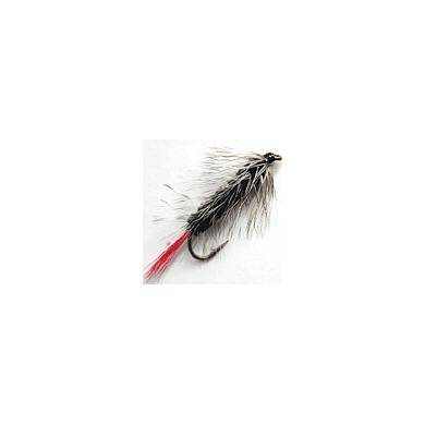 Mosca Streamer WOLLY WORM BLACK GRIZZLY