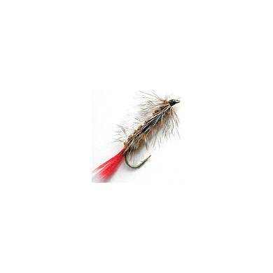 Fly Streamer WOLLY WORM BROWN GRIZZLY (6-8-10)