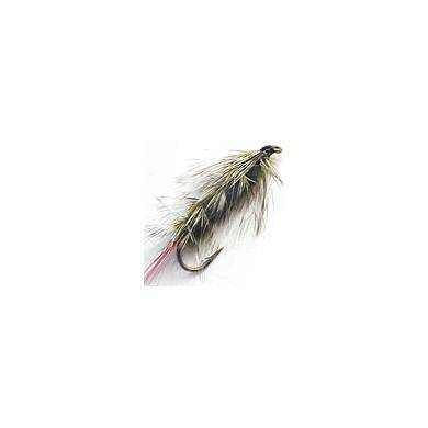 Fly Streamer WOLLY WORM OLIVE GRIZZLY (6-8-10-12)