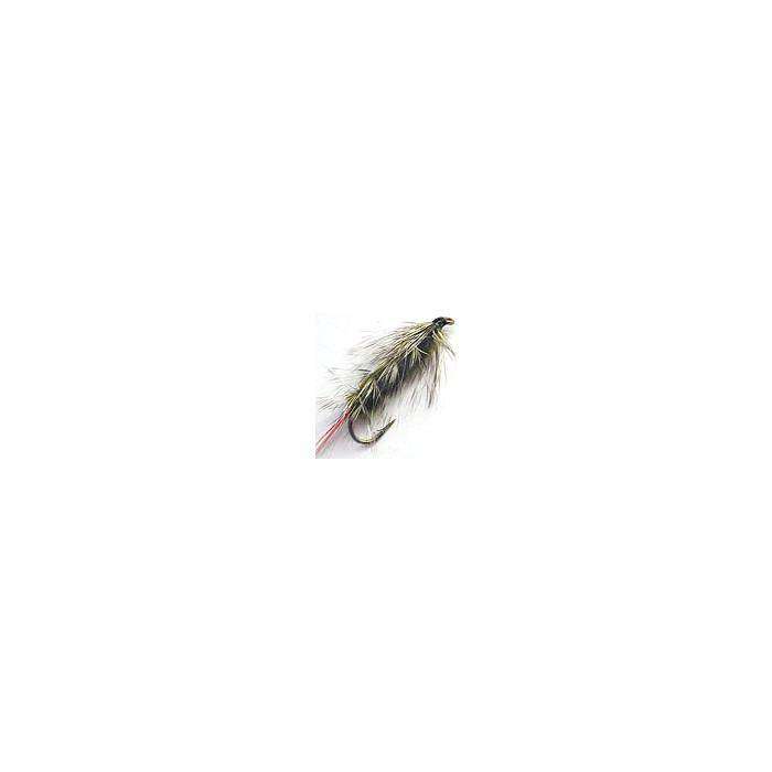 Fly Streamer WOLLY WORM OLIVE GRIZZLY (6-8-10-12)