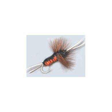 Fly Streamer Bitch Creek ORANGE BLACK Hook 8