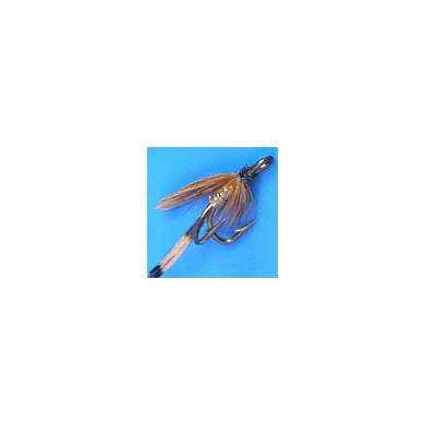 Mosca Wet Double Hook CINNAMON