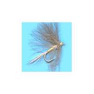 Fly CDC Entenflaum Spinner YELLOW Hook 16