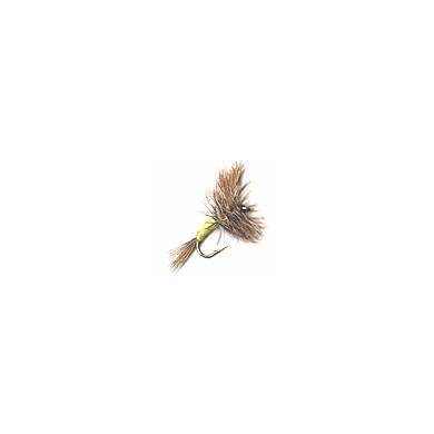 Fly Dry Fast Water BROWN GRIZZLY WULFF Hook 10