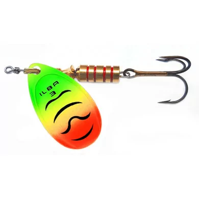 Il Cucchiaino rotante da pesca Tondo Fire Tiger