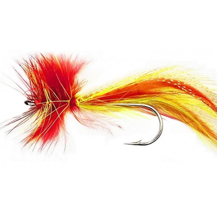 Big Fly RED - FL.YELLOW (3/0 - 4/0)