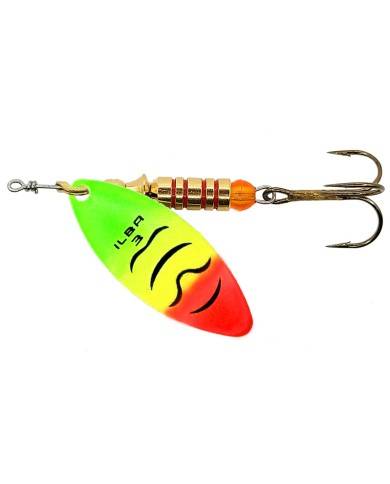 Cucchiaino rotante da pesca Lungo Fire Tiger ILBA
